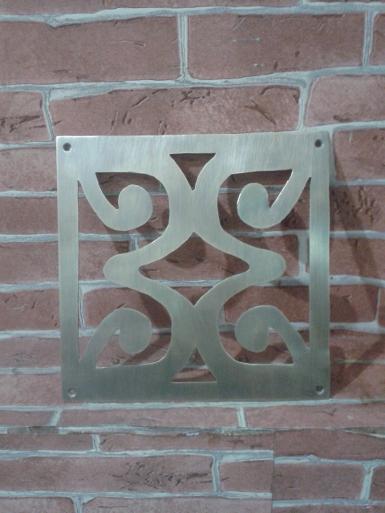 Brass Accessorie for decor code AE.001A size 150 x 150 mm.