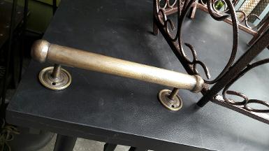 Brass Door Handle Item Code AC.037E size long 250 mm.pipe 1''