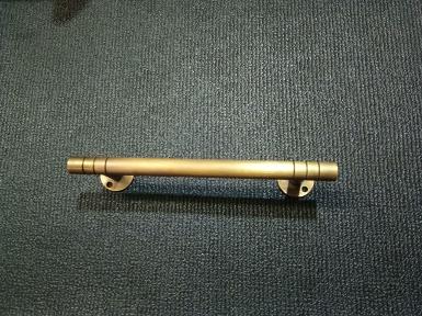 ฺBrass handle Item Code C075F size long 280 mm. diameter 12 mm. high 33 mm. base 25 mm.