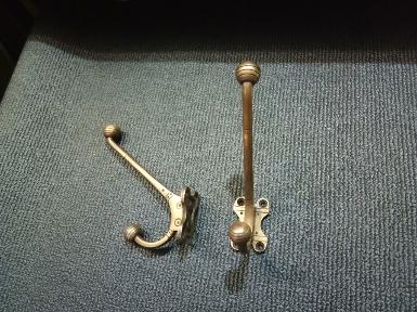 Brass hook Item Code U.015 size wide 28 mm.long 120 mm.