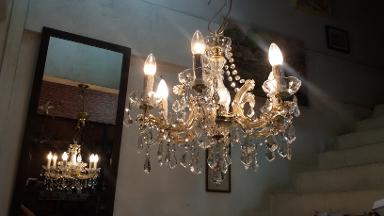 Chandelier Lamp code CDL001G size 50 cm.wide