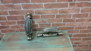 Brass knob code W.064AA size long 160 mm. wide 40 mm.